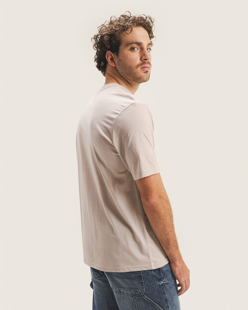 Playera Manga Corta Beige