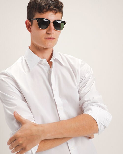 Camisa Blanca S&oacute;lida Formal
