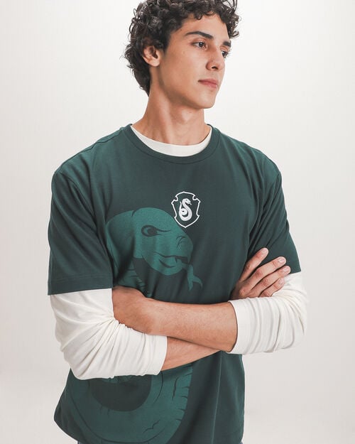 Playera Dise&ntilde;o Slytherin
