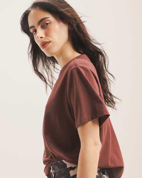 Playera Básica Café