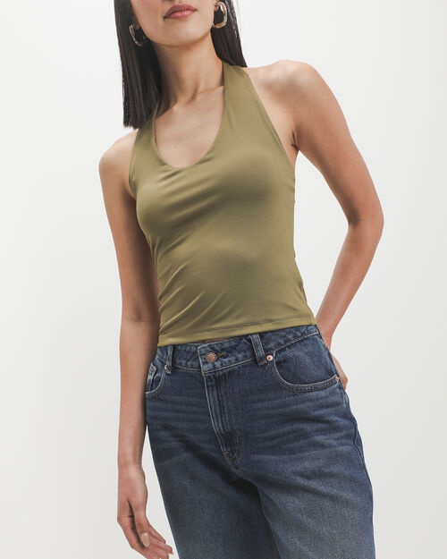 Top Halter Ajustado