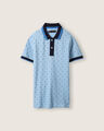 Polo Manga Corta Marino,AZUL CIELO
