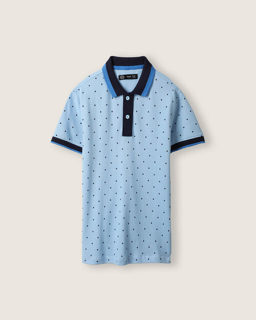 Polo Manga Corta Estampada