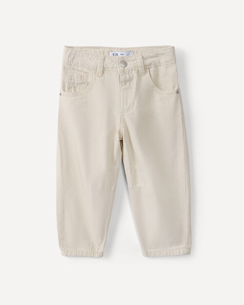 Baggy Jeans Caf&eacute; Claro