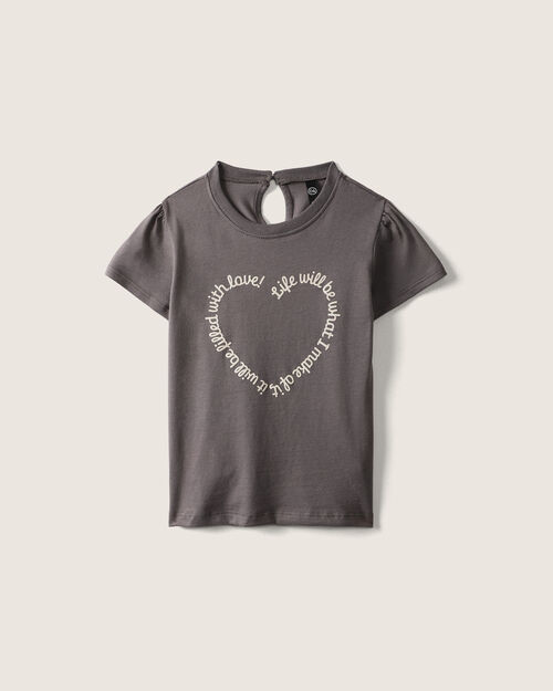 Playera Gris Coraz&oacute;n
