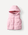 Chaleco Rosa Gorro,ROSA PASTEL