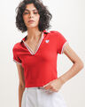 Polo De Punto Rojo,ROJO