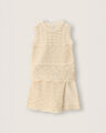 Conjunto Blusa Y Short Falda,BLANCO HUESO