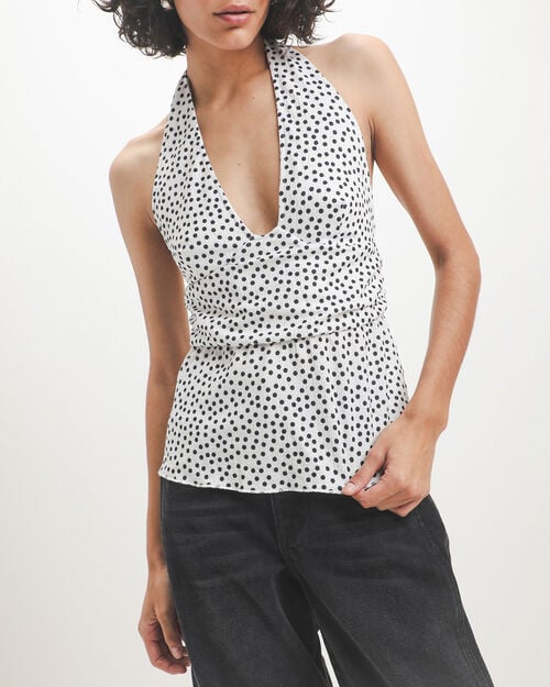 Top Halter Estampado