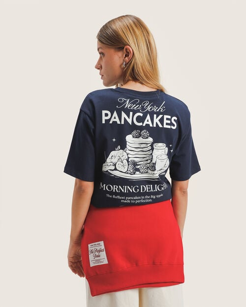 Playera Azul Con Dise&ntilde;o