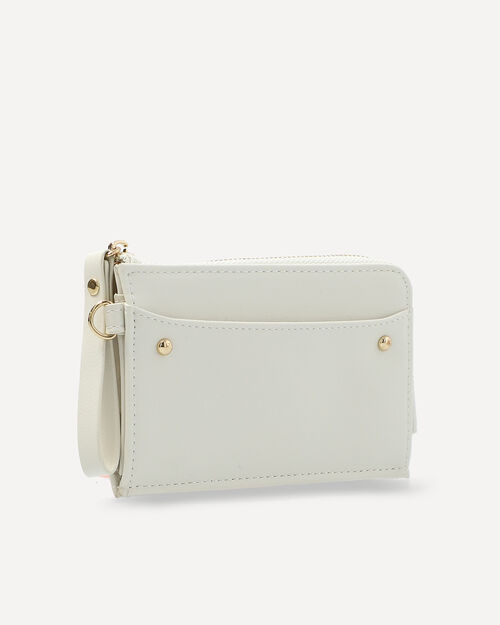 Tarjetero Beige