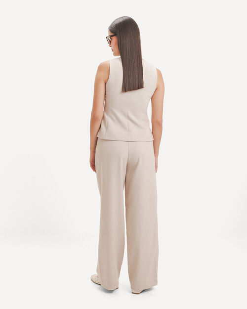 Pantal&oacute;n Beige Straight