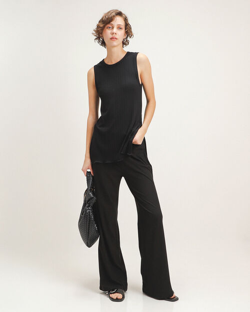 Pantal&oacute;n Negro Flare