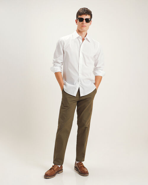 Pantal&oacute;n Fit Slim Olivo