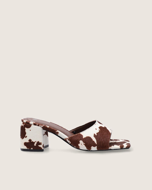Sandalia Tacón Animal Print