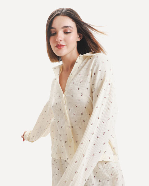Top De Pijama Estampada