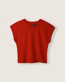 Crop Top Amarillo,ROJO