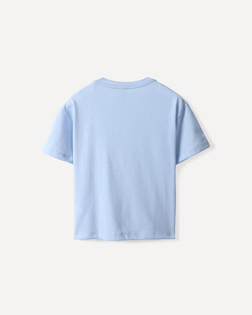 Playera Azul Mariposas