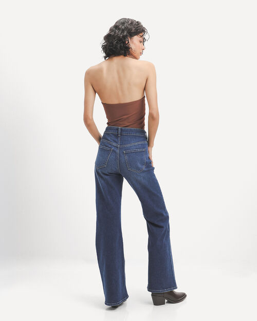 Jeans Flare Efecto Lavado