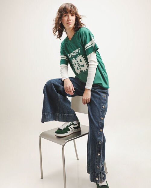 Playera Tipo Jersey Verde