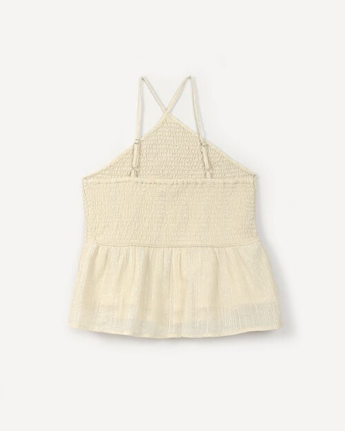 Blusa Beige Tejida