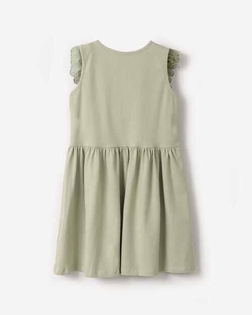 Vestido Verde Volantes