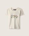 Playera Con Dise&ntilde;o Mariposa,BLANCO P2