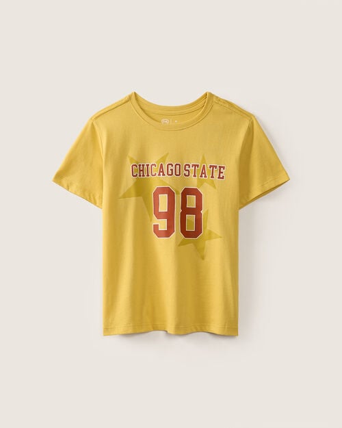 Playera Amarilla Estampada