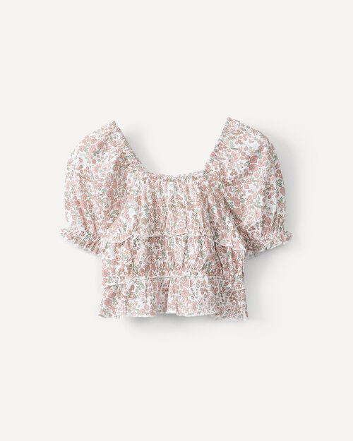 Blusa Cropped Estampada