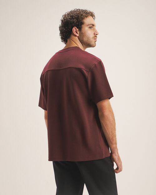 Playera Roja Con Textura