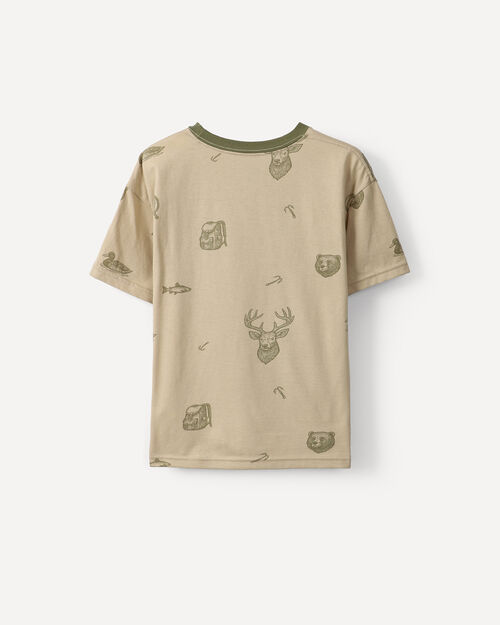 Playera Caf&eacute; Relaxed