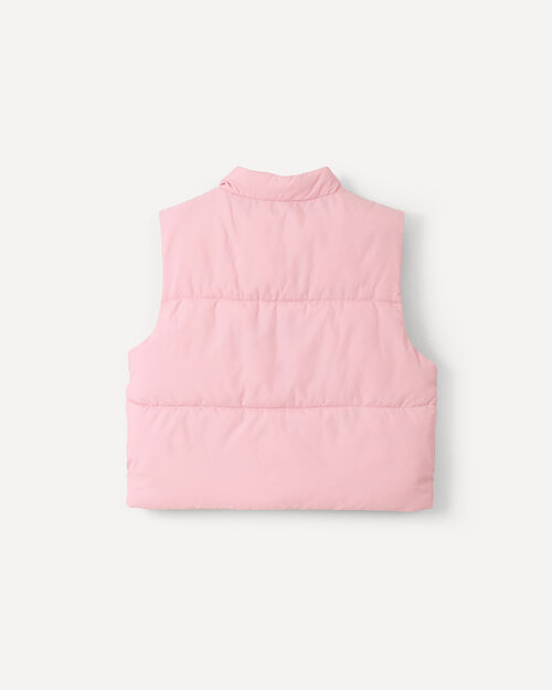 Chaleco Rosa Zipper