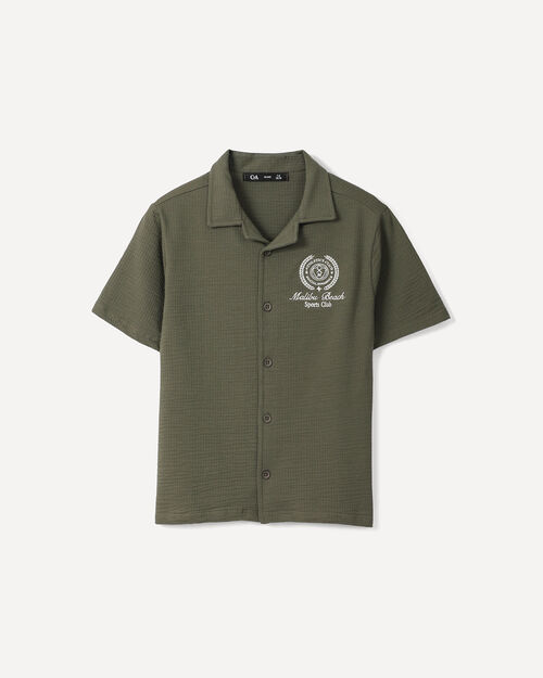 Camisa Relaxed Textura