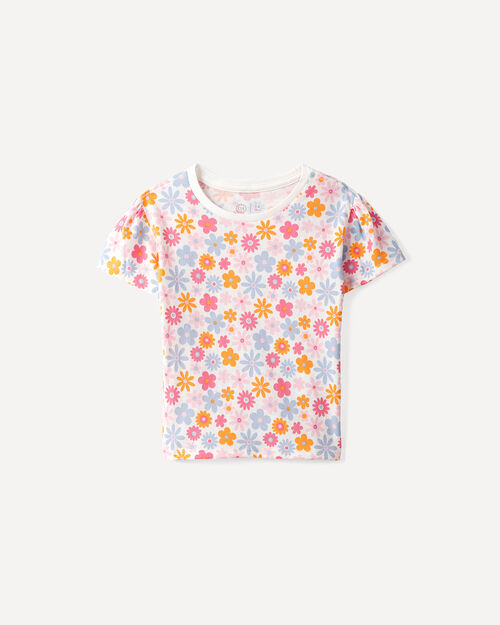 Playera Estampada Flores
