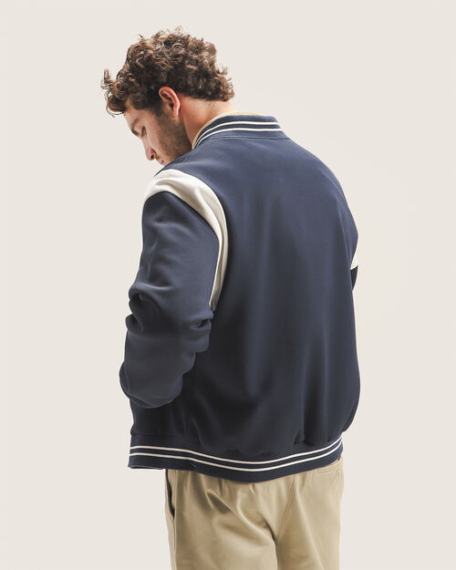 Chamarra Bomber Azul