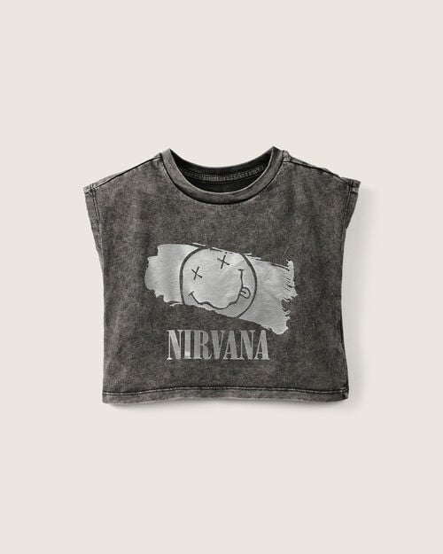 Playera Sin Mangas Nirvana