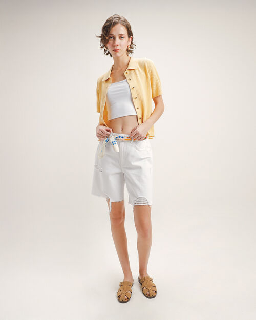 Bermuda De Mezclilla Destrucciones