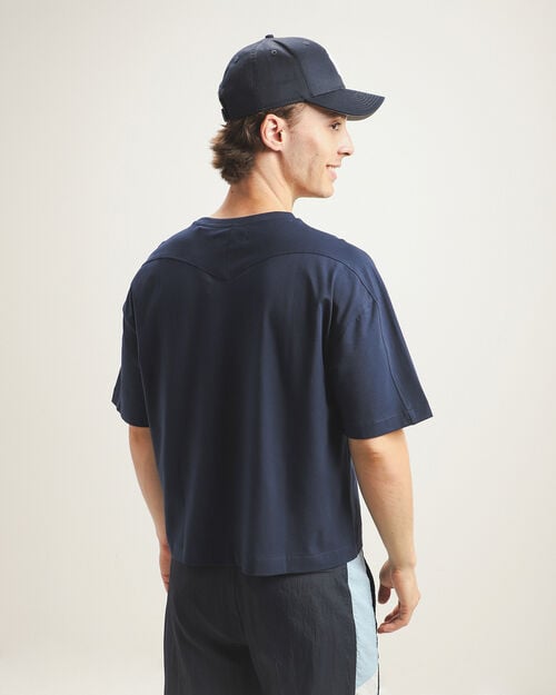 Playera Fit Boxy Azul, AZUL MARINO Playera Fit Boxy Azul