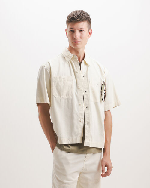 Camisa Fit Boxy Bolsillos