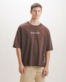 Playera Caf&eacute; Boxy,CAFE