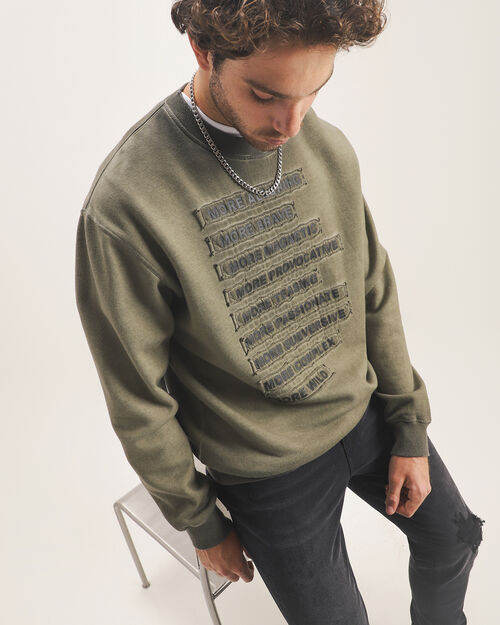 Sudadera Verde Con Frases