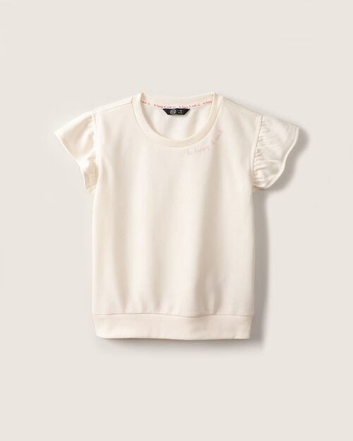 Playera Manga Corta Volantes