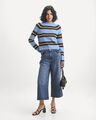 Culotte Jeans Azul,AZUL ACERO