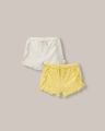 Set De Shorts Volantes,AMARILLO