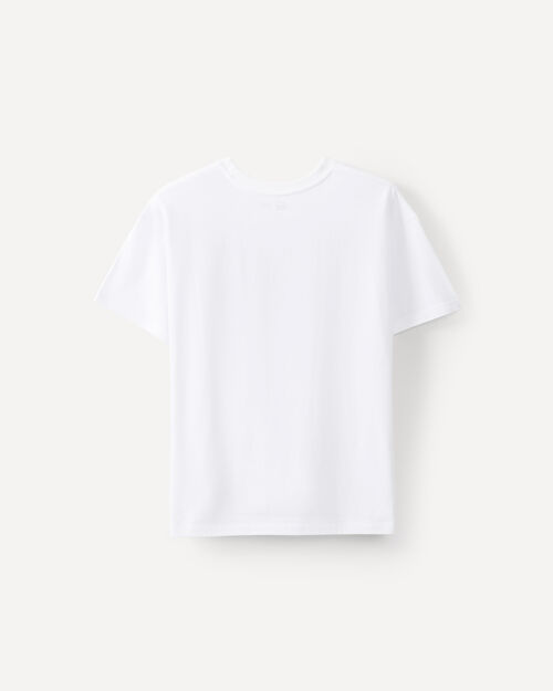 Playera Blanca Con Aplicaciones