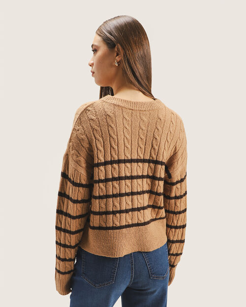 Suéter Beige Cerrado