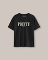 Playera Negra Con Estampado,NEGRO