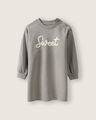 Vestido Corto Gris,GRIS
