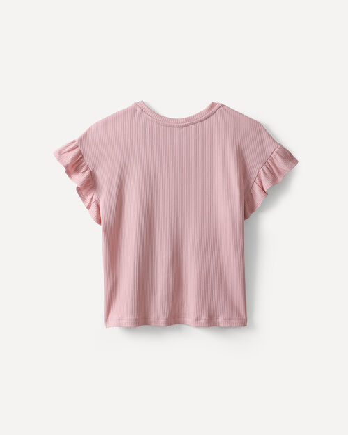 Top Rosa Tejido