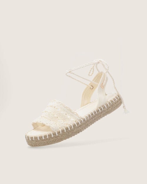 Alpargatas Plana Crochet